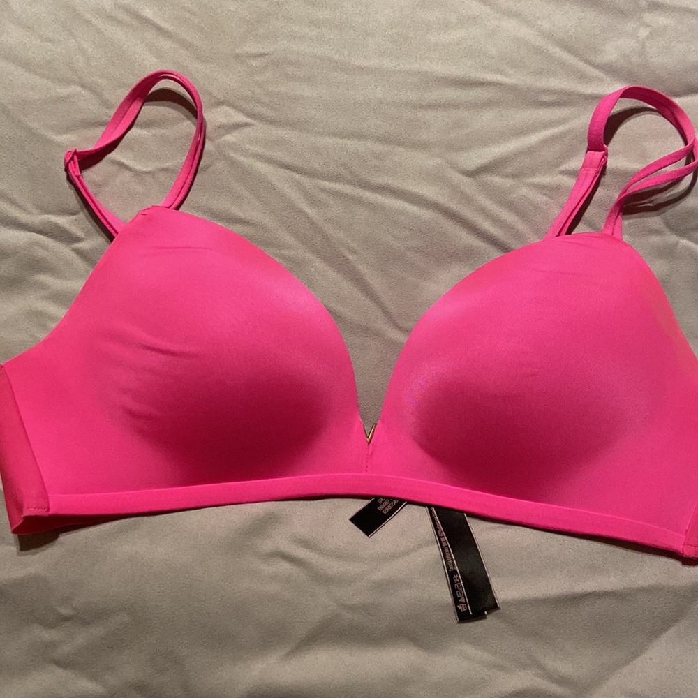 VS Bralette Victoria’s Secret Pink 34C Hot Pink
